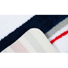 Коврик для туалета Fixsen Tomy 45х45 FX-5010U Красный Белый