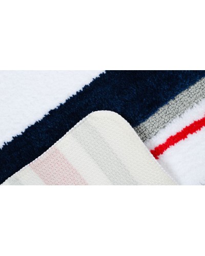 Коврик для туалета Fixsen Tomy 45х45 FX-5010U Красный Белый