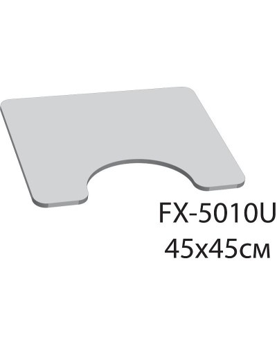 Коврик для туалета Fixsen Tomy 45х45 FX-5010U Красный Белый