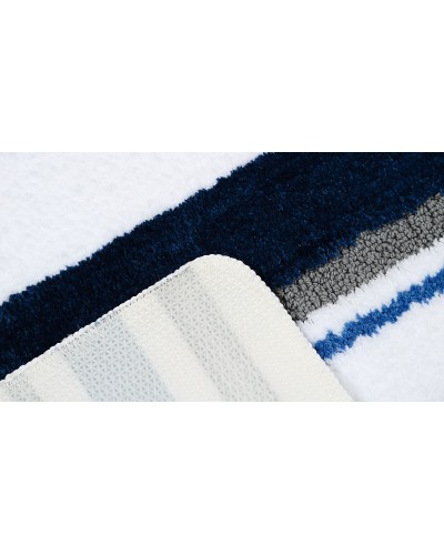 Коврик для туалета Fixsen Dony 45х45 FX-5011U Синий Белый