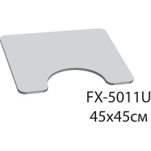 Коврик для туалета Fixsen Dony 45х45 FX-5011U Синий Белый