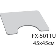 Коврик для туалета Fixsen Dony 45х45 FX-5011U Синий Белый