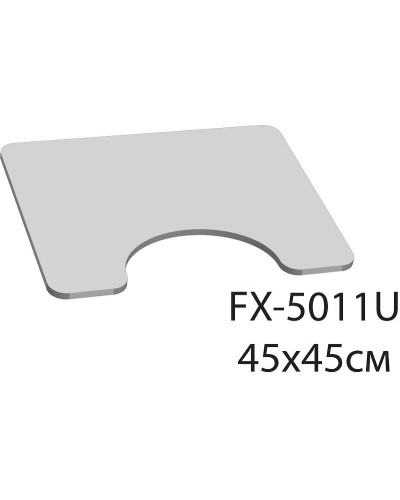 Коврик для туалета Fixsen Dony 45х45 FX-5011U Синий Белый