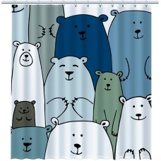 Штора для ванны Fixsen Bear 180х200 FX-2503 Цветная