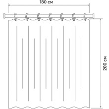Штора для ванны Fixsen Bear 180х200 FX-2503 Цветная