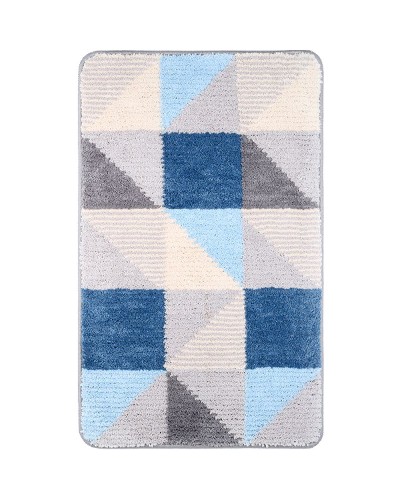 Коврик для ванной комнаты Fixsen Visa 80х50 FX-5005X Серый Голубой