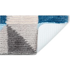 Коврик для ванной комнаты Fixsen Visa 80х50 FX-5005X Серый Голубой