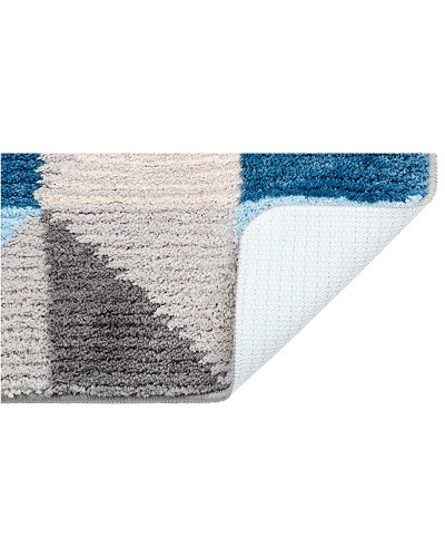 Коврик для ванной комнаты Fixsen Visa 80х50 FX-5005X Серый Голубой