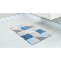 Коврик для ванной комнаты Fixsen Visa 80х50 FX-5005X Серый Голубой
