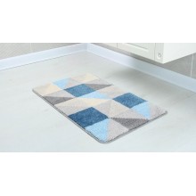 Коврик для ванной комнаты Fixsen Visa 80х50 FX-5005X Серый Голубой