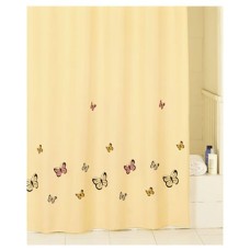 Штора для ванны Iddis Butterfly 200x200 Желтая