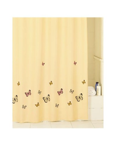 Штора для ванны Iddis Butterfly 200x200 Желтая