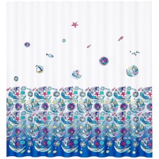 Штора для ванны WasserKRAFT Salm 180х200 SC-13101 Мультицвет