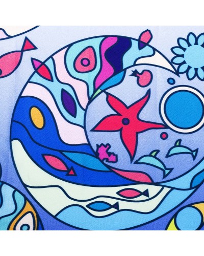 Штора для ванны WasserKRAFT Salm 180х200 SC-13101 Мультицвет