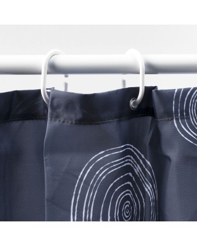 Штора для ванны WasserKRAFT Eidar 180х200 SC-33301 Круги