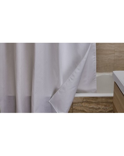 Штора для ванны Fixsen FX-3319E 180х180 Белая