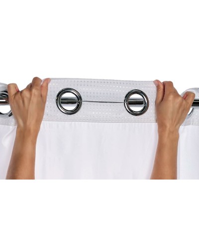 Штора для ванны Fixsen FX-3319E 180х180 Белая