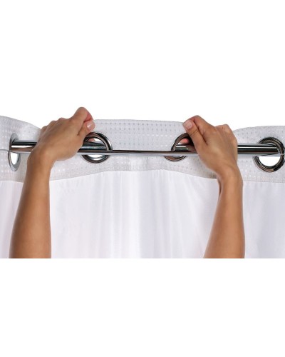 Штора для ванны Fixsen FX-3319E 180х180 Белая