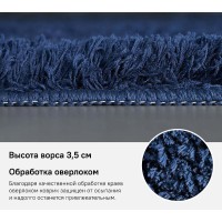 Коврик для ванной комнаты Iddis Decor 50х80 D17M580i12 Темно-синий