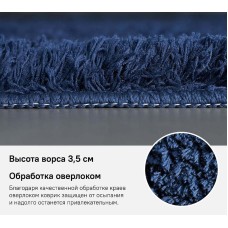Коврик для ванной комнаты Iddis Decor 50х80 D17M580i12 Темно-синий