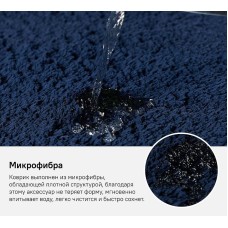 Коврик для ванной комнаты Iddis Decor 50х80 D17M580i12 Темно-синий