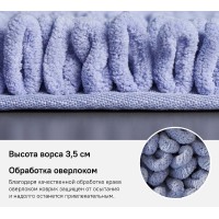 Коврик для ванной комнаты Iddis Decor 50х80 D20M580i12 Сиреневый
