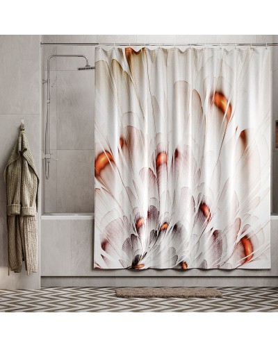 Штора для ванны WasserKRAFT Nau 180х200 SC-77103 разноцветная