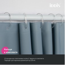 Штора для ванны Iddis Promo 180х200 P09PE18i11 Светло-серая