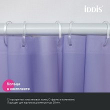 Штора для ванны Iddis Promo 180х200 P08PE18i11 Светло-фиолетовя