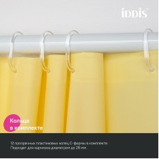 Штора для ванны Iddis Promo 180х200 P06PE18i11 Желтая