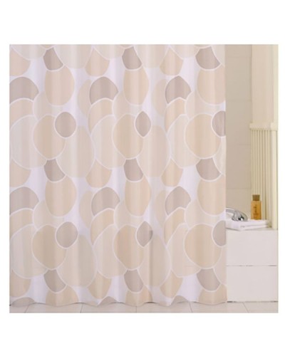 Штора для ванны Iddis Cream Balls 240x200 Бежевая