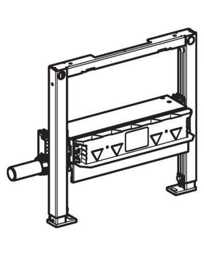 Монтажный элемент для душа H50, пониженная монтажная высота Geberit Duofix 111.593.00.1