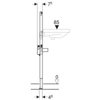 Монтажный элемент для умывальника, H112, Geberit Duofix 111.551.00.1