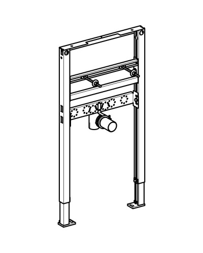 Монтажный элемент для умывальника, H82-98, Geberit Duofix 111.490.00.1