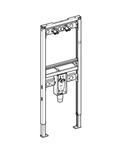 Монтажный элемент для умывальника, H130, настенный смеситель наружного монтажа Geberit Duofix 111.477.00.1