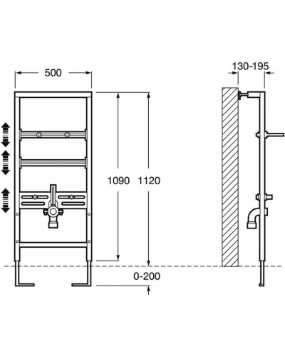 Инсталляционная система для раковины Roca Doplo 7.8900.9.300.0