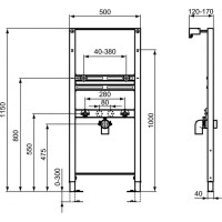 Монтажный элемент для раковины Ideal Standard Prosys R010267