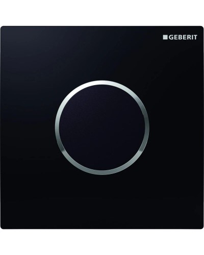 Система электронного управления смывом писсуара, питание от сети, защитная крышка типа 10 Geberit черный/глянцевый хром 116.025.KM.1