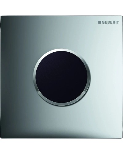 Система электронного управления смывом писсуара, питание от сети, защитная крышка типа 10 Geberit матовый хром/глянцевый хром 116.025.KN.1