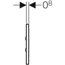 Система электронного управления смывом писсуара, питание от сети, защитная крышка типа 30 Geberit глянцевый хром 116.027.KH.1