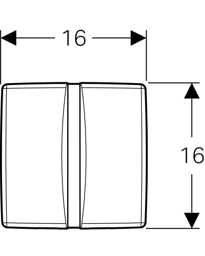 Система электронного управления смывом писсуара, питание от сети Geberit Basic альпийский белый 115.802.11.5