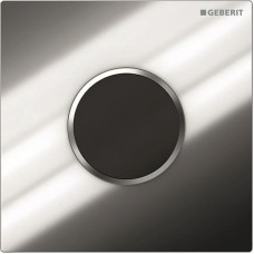 Система электронного управления смывом писсуара, питание от батарей, защитная крышка типа 10 Geberit глянцевый хром/матовый хром 116.035.KH.1