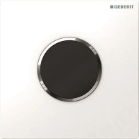Система электронного управления смывом писсуара, питание от батарей, защитная крышка типа 10 Geberit белый/глянцевый хром 116.035.KJ.1