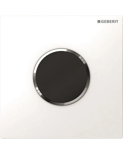 Система электронного управления смывом писсуара, питание от батарей, защитная крышка типа 10 Geberit белый/глянцевый хром 116.035.KJ.1