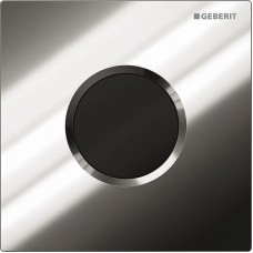 Система электронного управления смывом писсуара, питание от батарей, защитная крышка типа 01 Geberit глянцевый хром 116.031.21.5