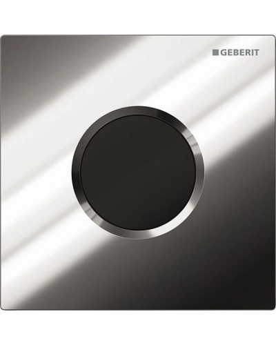 Система электронного управления смывом писсуара, питание от батарей, защитная крышка типа 01 Geberit глянцевый хром 116.031.21.5