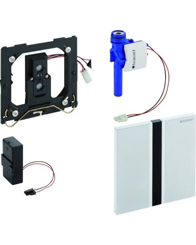 Система электронного управления смывом писсуара, питание от батарей, защитная крышка типа 50 Geberit полированный хром 116.036.GH.1