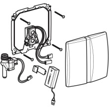 Система электронного управления смывом писсуара, питание от батарей Geberit Basic альпийский белый 115.804.11.5