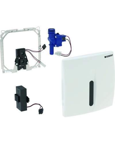 Система электронного управления смывом писсуара, питание от батарей Geberit Basic матовый хром 115.818.46.5