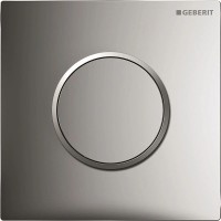 Система пневматического управления смывом писсуара, смывная клавиша типа 10 Geberit глянцевый хром/матовый хром/глянцевый хром 116.015.KH.1